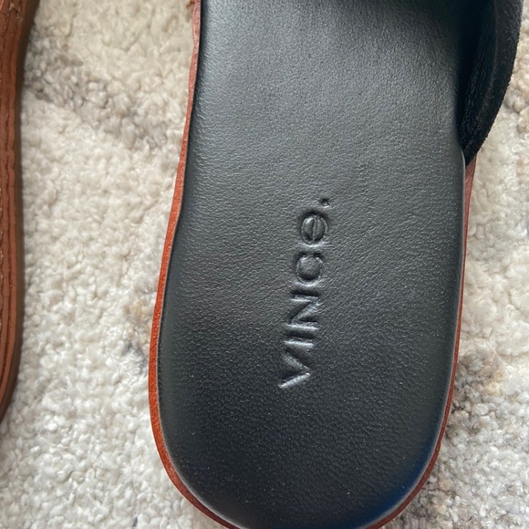 Vince // Canella Leather Suede Mule Slide Sandals // Size 7.5 - Picture 15 of 15